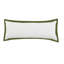 Oreiller à fermeture à glissière géométrique 100% coton 14 po x 36 po 14 po-99425832