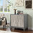 Stevensville Grey Two Door Cabinet