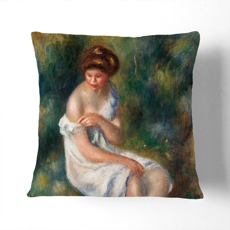 The Bather Scatter Cushion, 55cm H x 55cm W x 20cm D