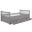 Modern Style Daybed With Trundle And Drawers-1742553892