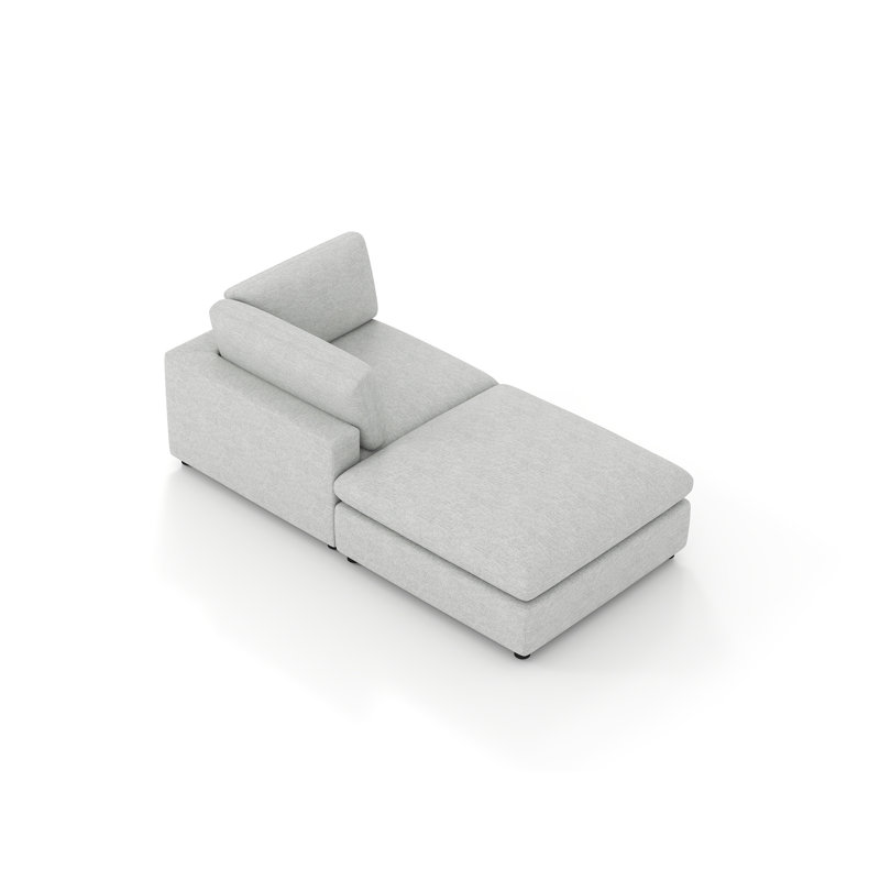 Canapé modulaire en chenille 38 pièces de 38,6 po de largeur
