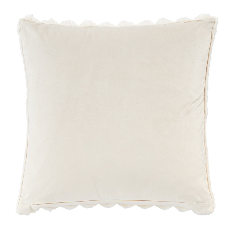 Square Pillow Cover & Insert, Cream