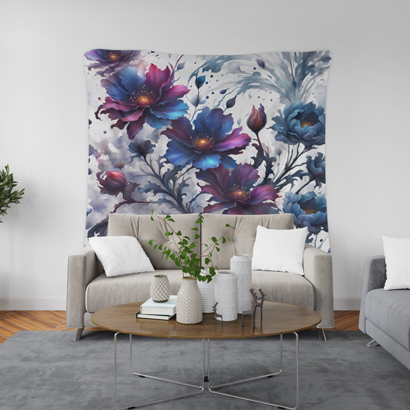 Tapisserie murale, H 60 po x l 51 po x P 0,5 po