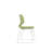 Modern Stacking Office Chair With Polypropylene Ergonomic Design 180 Kg Support For Study Of 4 Chairs Comfortable And