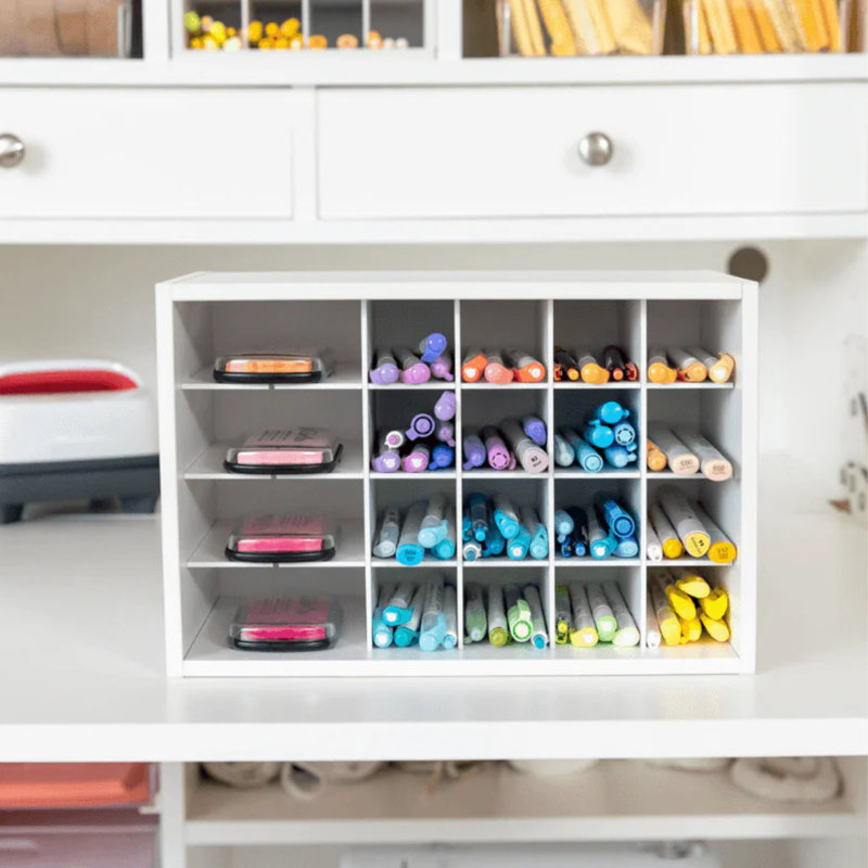 Ensemble de rangement Ultimate Craft - Boîte à outils, organisateur de papier et mini bacs (paquet de 24) pour une organisation parfaite
