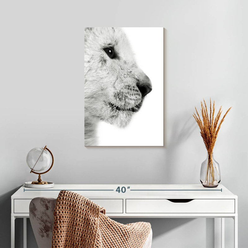 Profil de lionceau Brampt, H 24 po x l 16 po