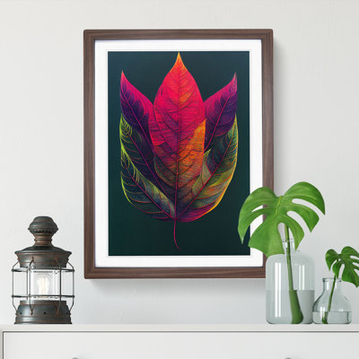 Leaves Painted No.3 - Framed Print