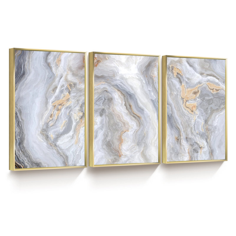 " Abstract " 3 Piece Art