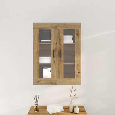 Wall Cabinet Wall-mounted Engineered Wood Modern Rectangular Storage