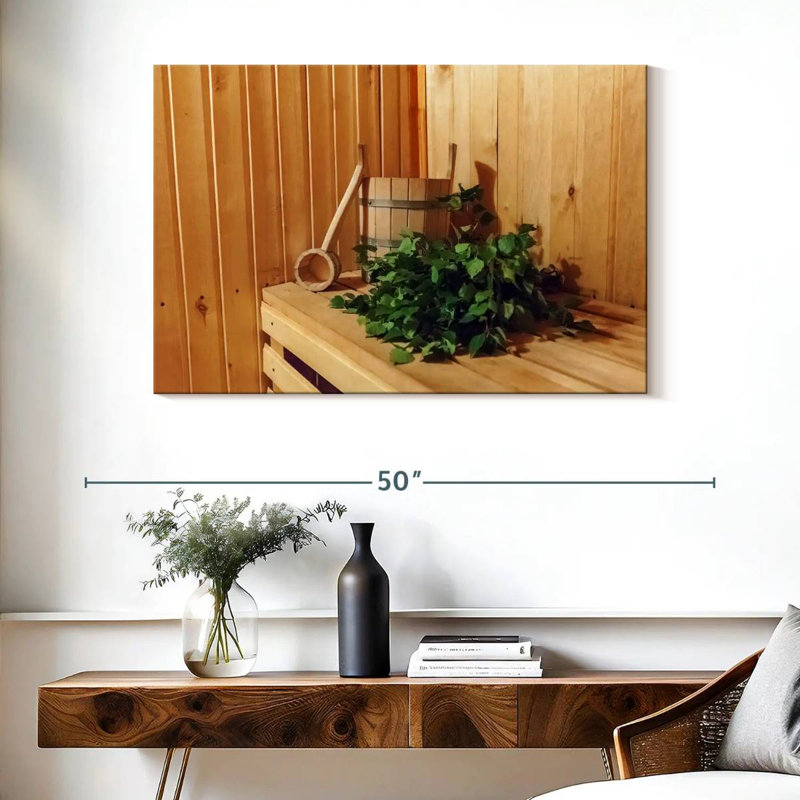Lilie aux herbes de sauna finlandaises, H 26 po x l 39 po
