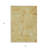 3' X 5' Gold Copper And Brown Geometric Washable Indoor Outdoor Area Rug