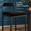 Bar Stool with Steel Frame