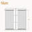 Kitchen Curtains Striped Tier Cafe Curtains Farmhouse Small Curtains-973670442-973670443