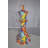 Giant Checkmate King Graffiti Resin Statue, LaGrange Modern Art Decor for Home/Office, 6"Lx6"W x19"H