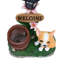 Statue de jardinière Corgi