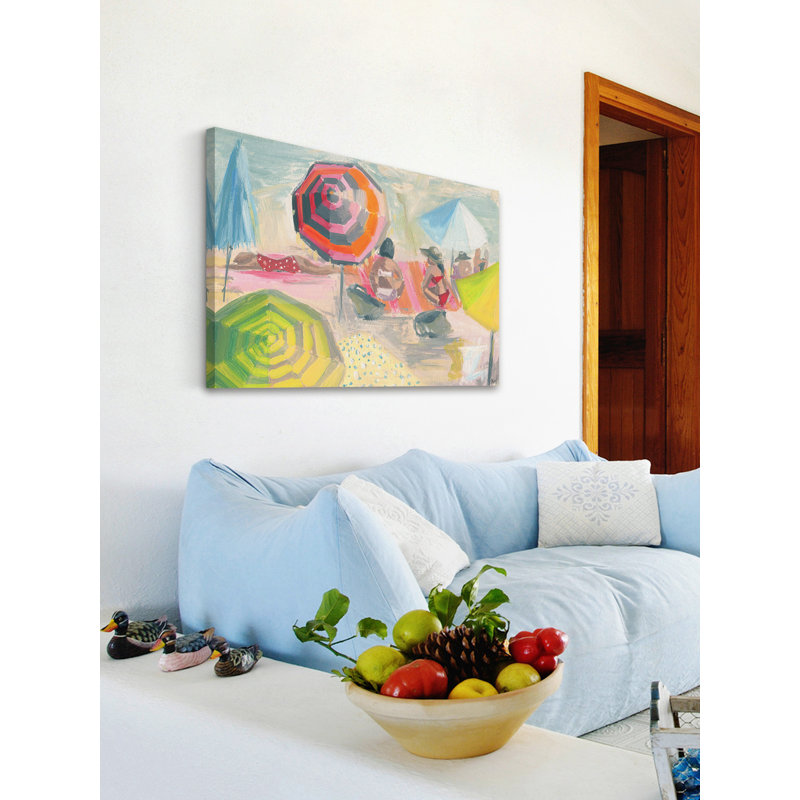 « relaxation », reproduction de peinture à l’acrylique sur toile tendue, H 12 po x l 18 po x P 1,5 po