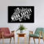 «Work Safety», impression sur toile pour le bureau de la compagnie, art mural, motif de décoration, décoration intérieure moderne