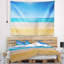 Ensemble de tapisserie de plage tropicale en polyester de mer tropicale avec accessoires suspendus inclus-28500486