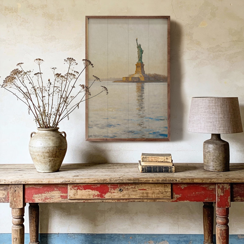 Americana Lady Liberty, H 36 po x l 24 po