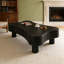 Table basse à plateau relevable avec rangement caché et coins de sécurité à levage hydraulique-283700331
