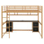 Lit mezzanine double avec tiroirs Alekzander Kids-24646858