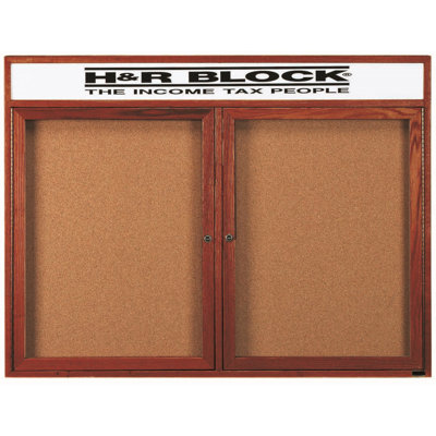 AARCO No Cork Plastic Bulletin Board