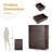  5-Drawer Dresser For Bedroom And Chest Of Drawers With Sturdy Construction Wood Storage Organizer For Closet Brown-2071780976