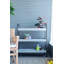 Présentoir de tablettes galvanisées 35 x 12,5 x 40 po à 3 niveaux