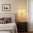 2-Light Armed Fabric Wall Sconce-448498829-448498828