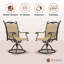 Fauteuil pivotant de patio