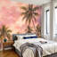 Peler et coller, papier peint tropical, palmier, art mural auto-adhésif et amovible