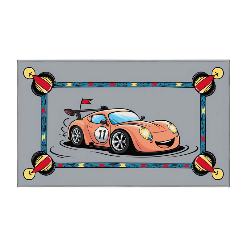 Tapis pour enfants East Urban Home, Tapis de couloir 2 pi x 4 pi