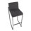 Tabouret de bar et de comptoir à dossier haut Brieon (ensemble de 2)