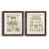 Papier, cadre noyer