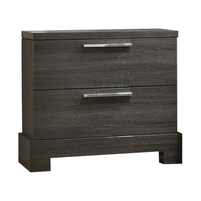 Nightstand, Gray Oak