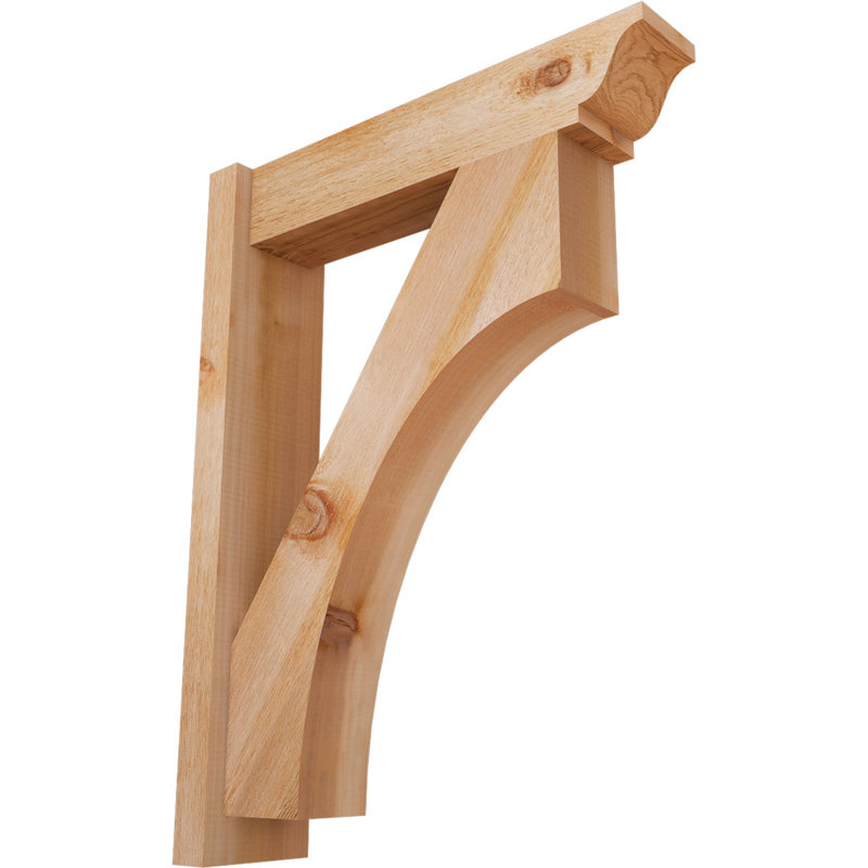 L 6 po x P 24 po x H 32 po Westlake Rough Sawn traditionnel, cèdre rouge de l'Ouest, P 24 po x H 32 po