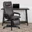  Chaise de bureau inclinable ergonomique à haut dossier LeatherSoft-20138056