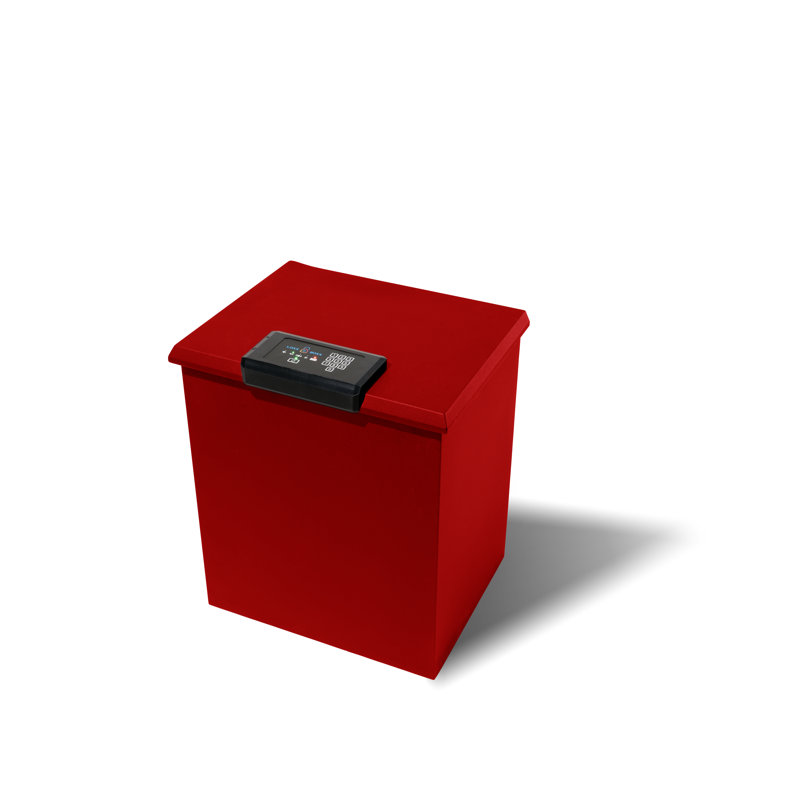 Loxx Boxx grand paquet en acier, Rouge brillant