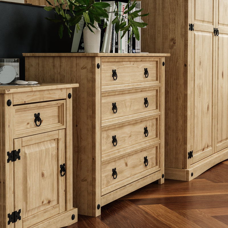 Harold Solid Wood Piece Bedroom Set