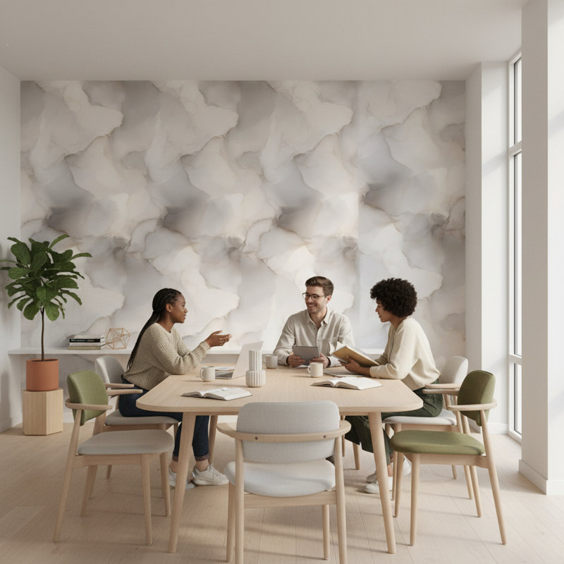 Abstract Wallpaper Minimalist Mural Modern Wall Decor