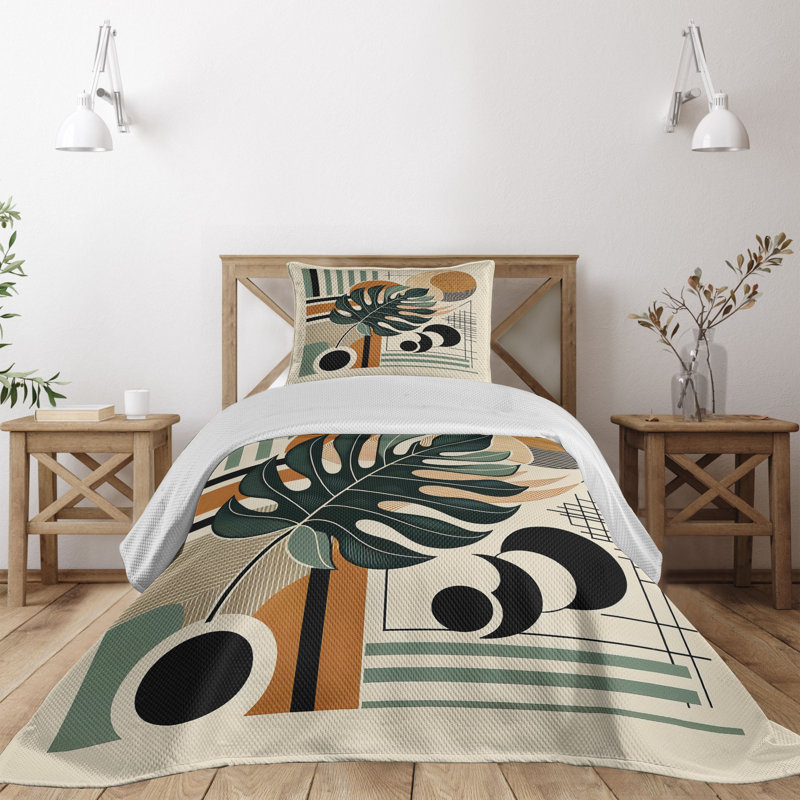 Floral Coverlet, Twin Coverlet + 1 Standard Shams