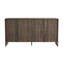 Buffet contemporain 4 portes en noyer jacobin 60 po Novara-2086997120