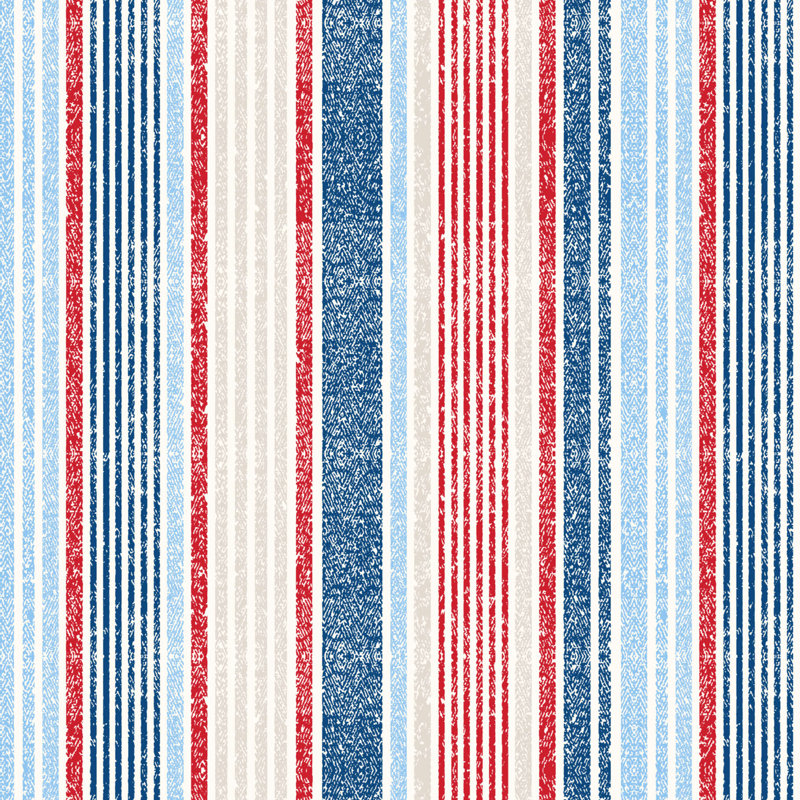 Outdoor Seat/Back Cushion, Multi-Colored Striped 1