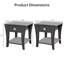 Table de bout avec rangement Vernel-452216527