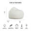 Grand fauteuil poire Teardrop de Big Joe-16317694-93594643