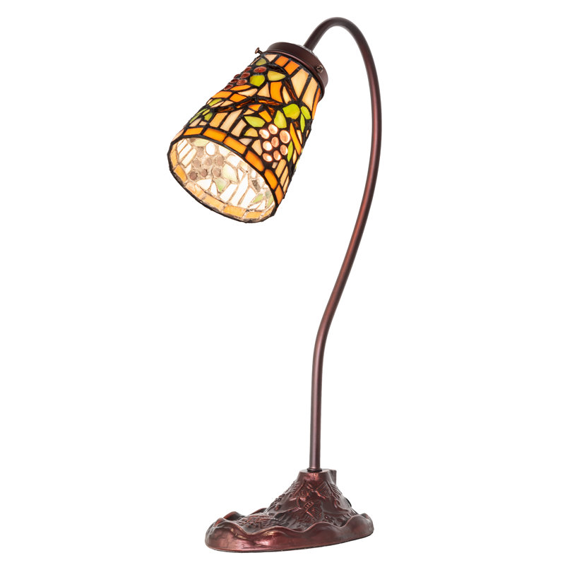 18" High Jeweled Grape Gooseneck Accent Lamp
