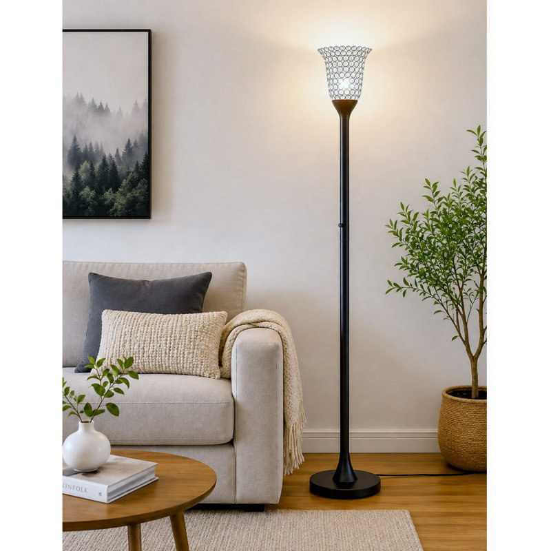 Lampe sur pied Crystals 72', BlackBronze
