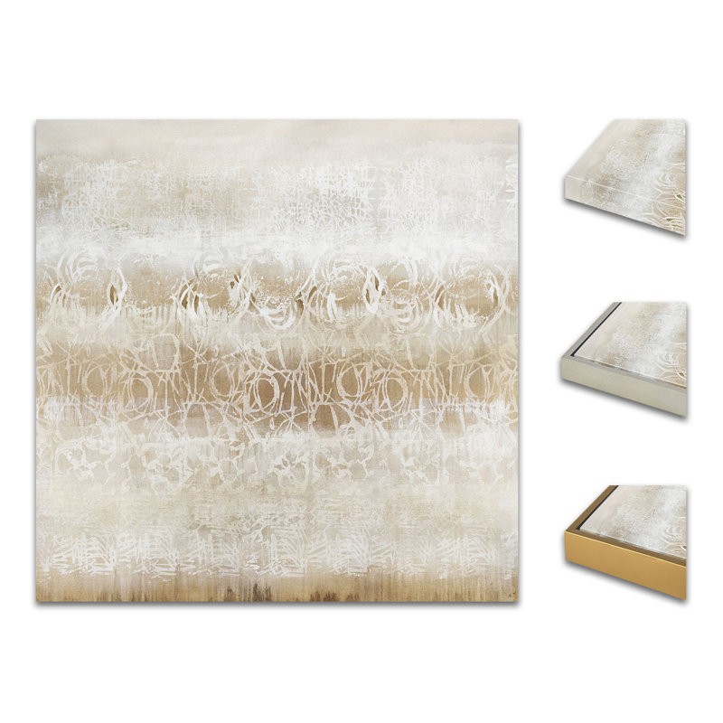 Midas Painting by Jennifer Hollack Raboin, Stretched Canvas, 50" H x 50" W x 2" D