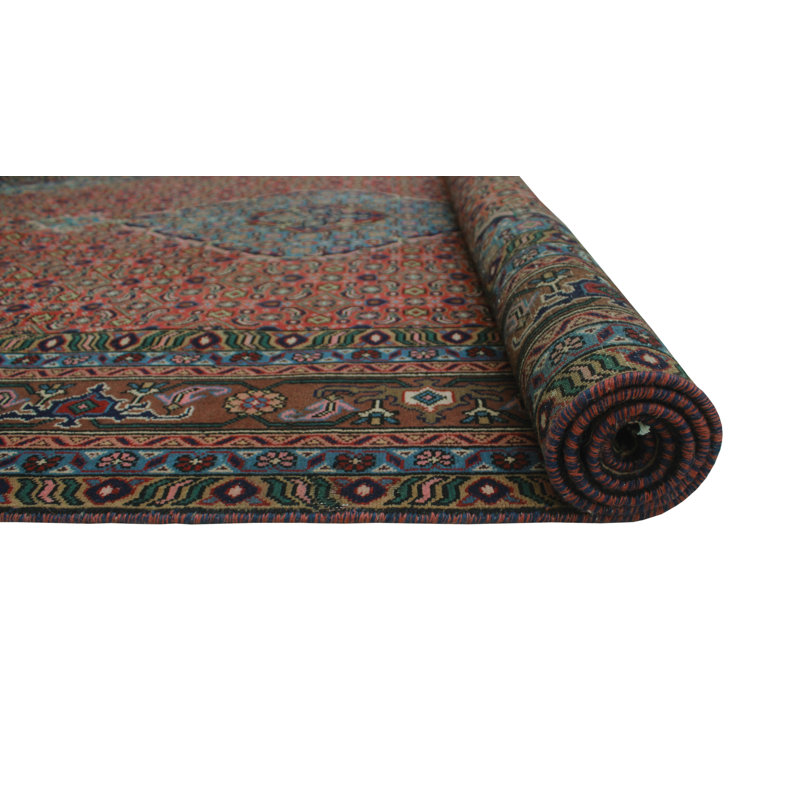 Tapis rouille finement vieilli Keegin
