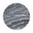 19" Modern Natural Marble Handmade Stacked Round Pedestal End Table